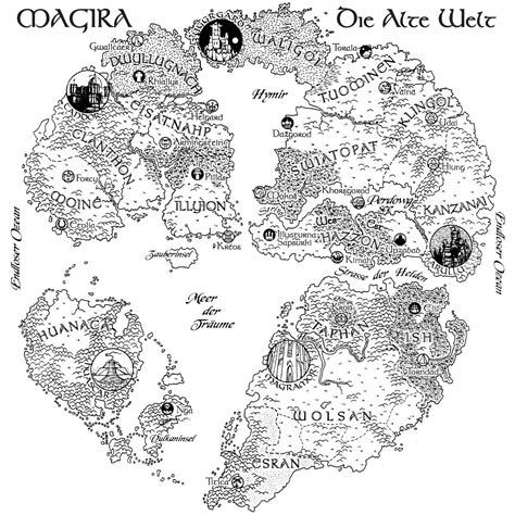 Hill Cantons Map And Links For Magira And Midgard