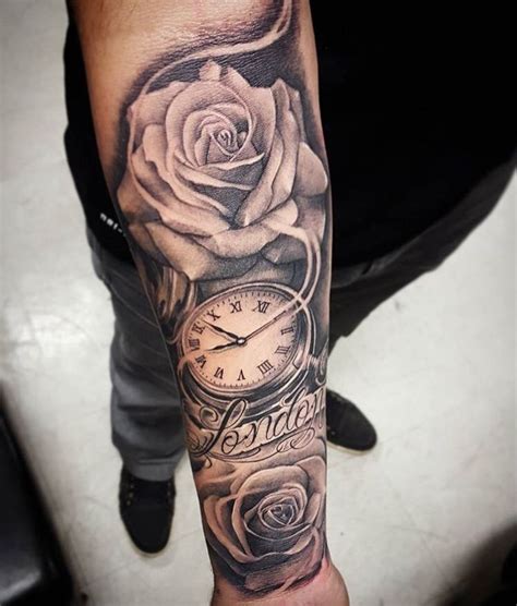 Throughout the ages, there have been different stories that have given the rose its significance. #tattoosformenforearm | Cool arm tattoos, Rose tattoos for ...