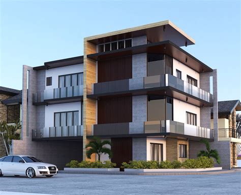 3 Stories Residential Building Residential Building Apartment