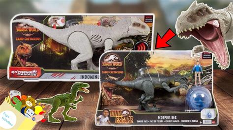Indominus Rex And Scorpios Rex Set Jurassic World Camp Cretaceous