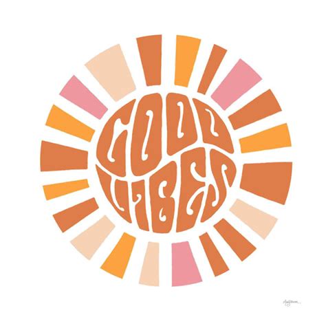 trinx good vibes by mary urban wrapped canvas graphic art wayfair