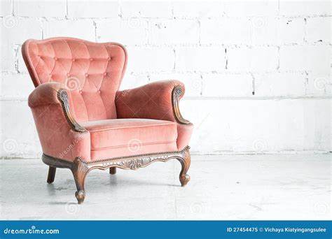 Pink Classical Armchair Stock Image Image Of Chair Relax 27454475
