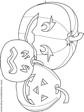 Jack-o'-lantern Coloring Page 4 | Audio Stories for Kids | Free