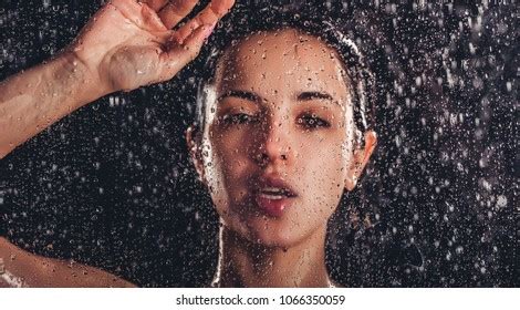 Sexy Woman Shower Attractive babe Naked ภาพสตอก Shutterstock