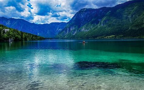 Scarica Sfondi Slovenia Montagna Estate Lago Natura Sorprendente