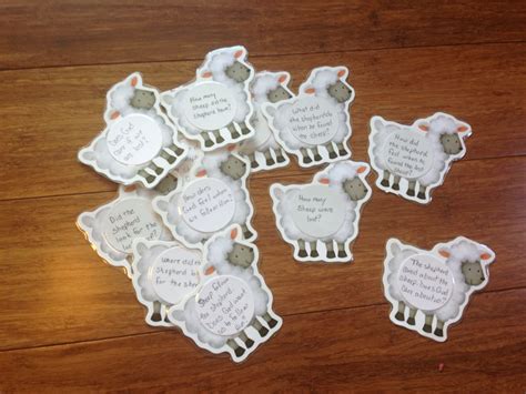 Parable Of Lost Sheep Sunday School Craft