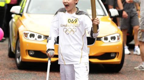 Teenage Olympic Torchbearer Who Lost Limb To Cancer Bought New