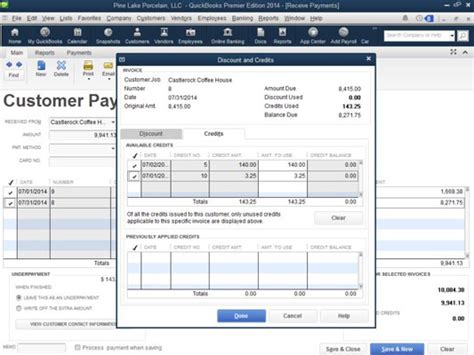 Small balances need to be written off. How to Receive Customer Payments in QuickBooks 2014 - dummies