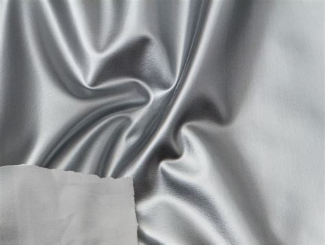 Mjtrends Stretch Pvc Fabric Silver