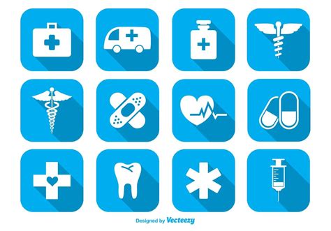 Medical Icon Set 87557 Vector Art At Vecteezy