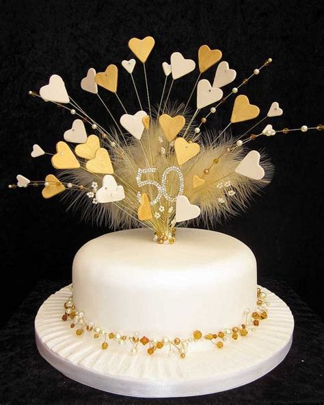50th Golden Wedding Anniversary Cake Topper Flickr Photo Sharing