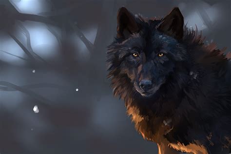 Download Wallpaper Of Dark Wolf Download Kumpulan Wallpaper Anime