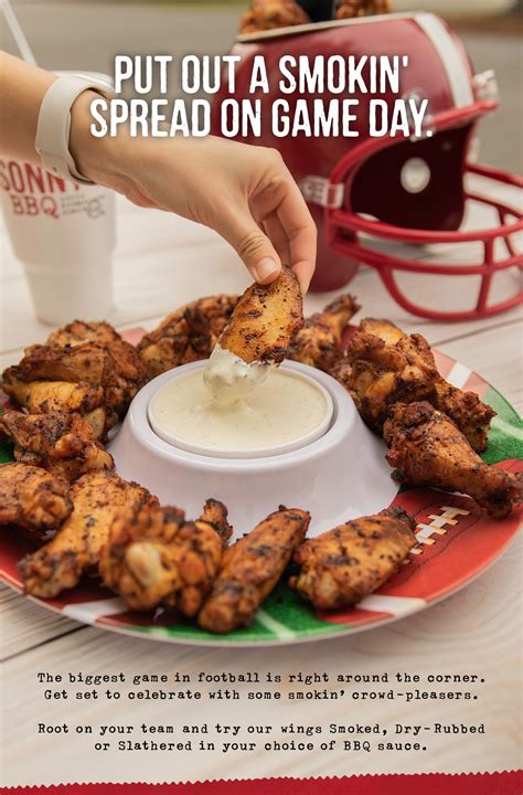 Football is even better with BBQ.🏈 - Sonny's BBQ