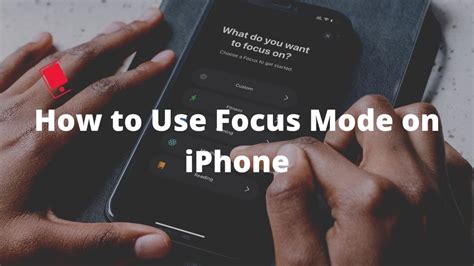Ios 15 How To Use Focus Mode On Iphone
