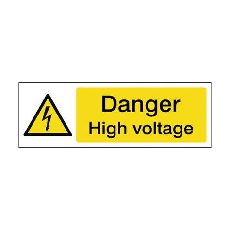 High Voltage Label Safety Uk
