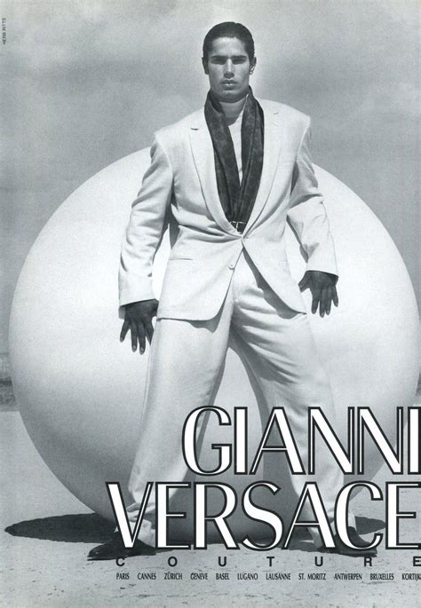 Cameron Alborzian By Herb Ritts Versace Campaign Fashion Ad