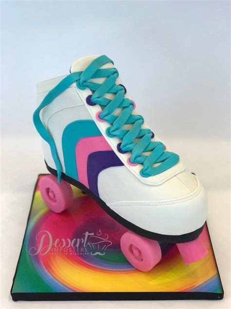 Roller Skate Cake Tutorial Roller Skate Cake Disco Cake Roller