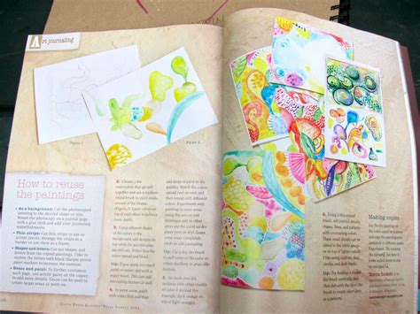 Cloth Paper Scissors Article On Watercolor Doodling Marcia Beckett