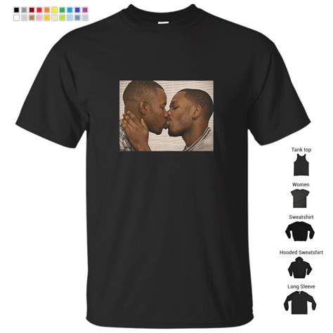 two black men kissing meme t shirt store