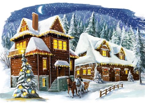 Winter Scene Jigsaw Puzzle In Puzzle Of The Day Puzzles On