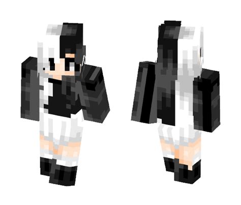 Download Black In Black And White Minecraft Skin For Free