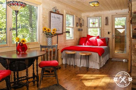 In summer, it will reduce the heat coming through the walls and retain the coolness inside the home. Treehouse open concept interior. Featuring cedar tongue and groove walls and double insulated ...