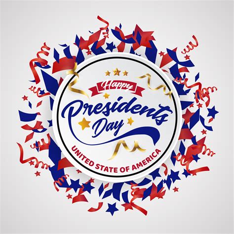 Happy Presidents Day Banner Background And Greeting Cards Vector