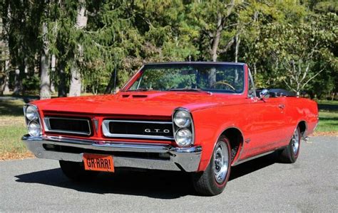 1965 Gto Convertible Factory 389 Tri Power 37k Actual Miles For