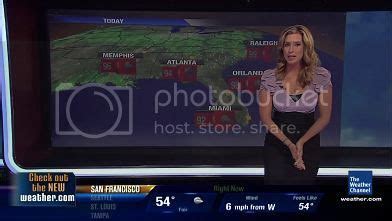 TV Anchor Babes A Hot Busty Stephanie Abrams On The Weather Channel