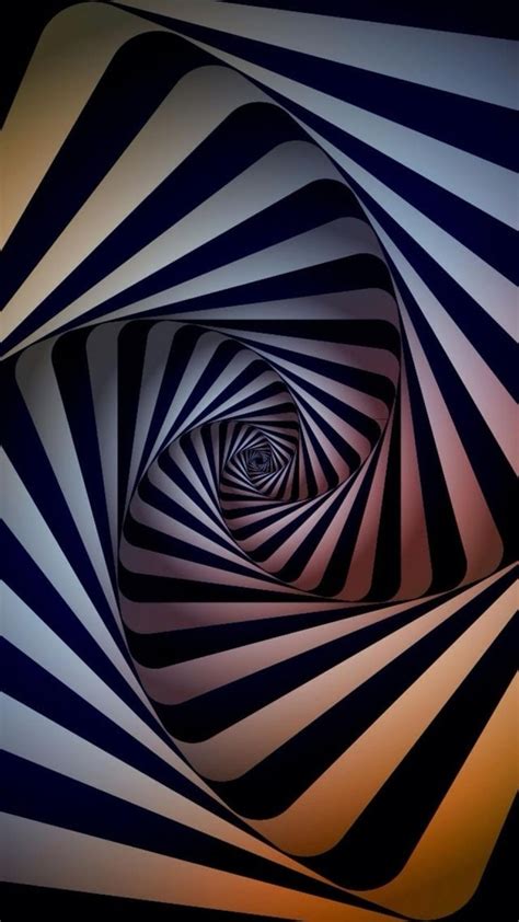 An Image Of A Spiral Design That Looks Like It Is Going Through The Air