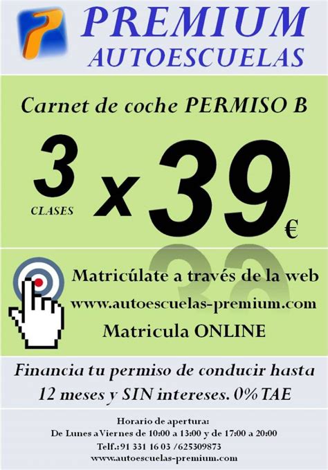 Carnet De Coche En Madrid Autoescuelas Premium