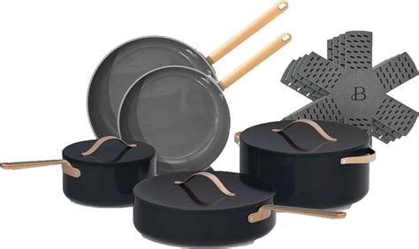 12pc Ceramic Non Stick Cookware Set Beautiful™