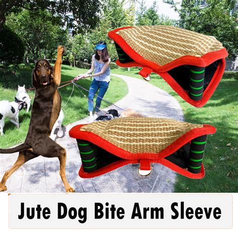 Jute Dog Bite Protection Arm Sleeve For Puppy Young Dogs Training Fit