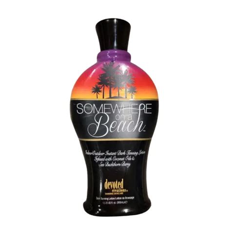 Devoted Creations Somewhere On A Beach Dark Tanning Bed Lotion 1225 Oz