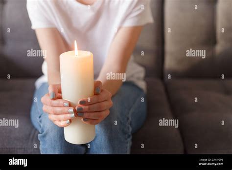 Woman Candle Darkness Hi Res Stock Photography And Images Alamy