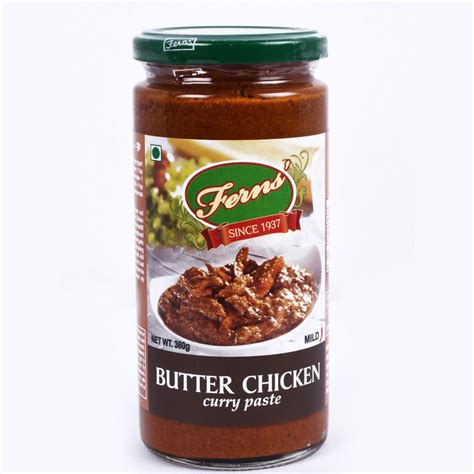 Add the ginger and garlic paste; Ferns' Butter Chicken Curry Paste 380g from Buy Asian Food 4U