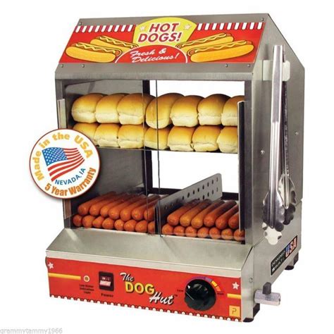Vintage Retro Cooker Steamer Large Hotdog Commercial Warmer Bun Machine