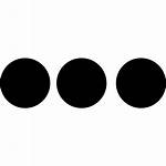 Icon Three Circle Dots Separation Svg Icons
