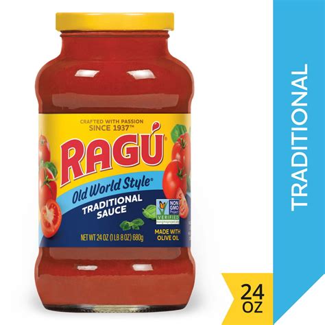 Ragu Old World Style Traditional Sauce Made With Olive Oil Perfect