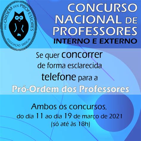 Prazo para impugnação do edital. concurso_professores_2021 | Pró-Ordem dos Professores ...