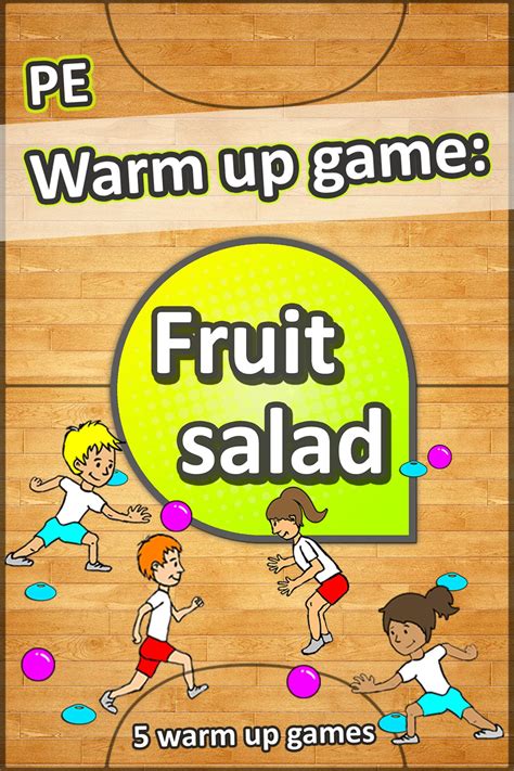 5 super fun and easy to setup warm up games for PE - Great for grades K