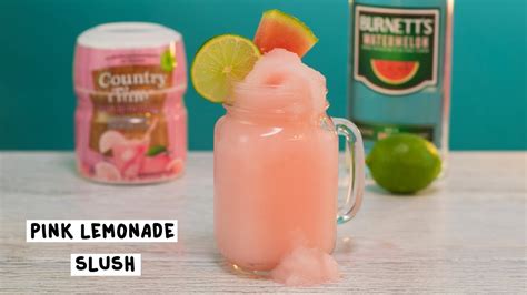 Pink Lemonade Slush Tipsy Bartender