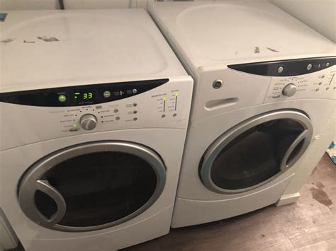 ge energy efficient front load washer and dryer set electric for sale in friendswood tx offerup