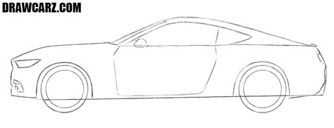 How To Draw A Ford Mustang