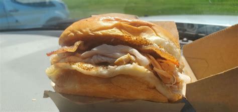 Arbys Brown Sugar Bacon Sandwich Dimple Dash Board Review Dimple