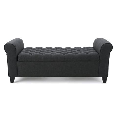 Bedroom benches and ottomans at every style for any budget. House of Hampton® Claxton Upholstered Flip top Storage ...