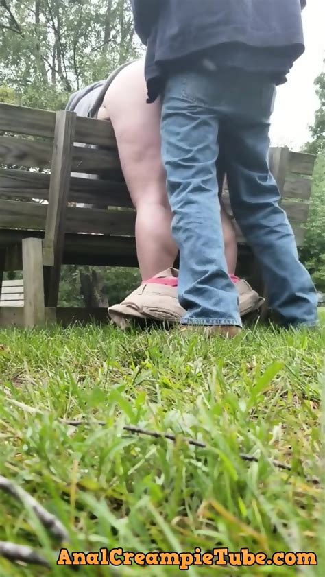 Anal Whore Bent Over Campfire Bench With Creampie Eporner