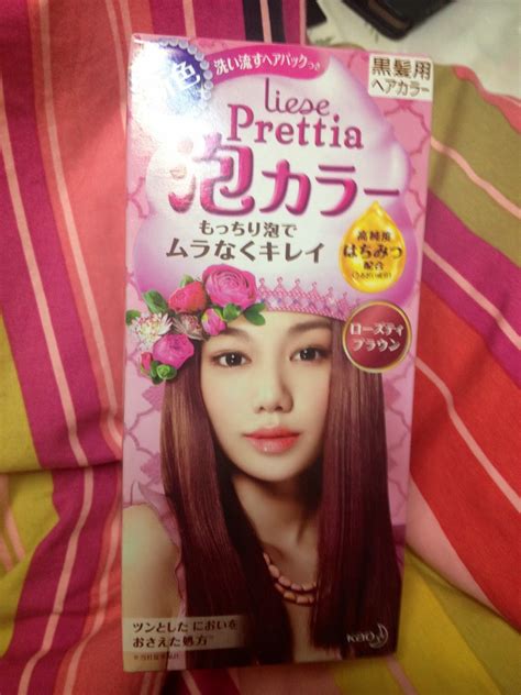 I like the two hair dye colors, as they look very special. `t i n y obsession: 140616 - Liese Prettia Rose Tea Brown ...