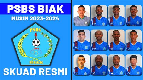 Daftar Skuad Psbs Biak Skuad Resmi Psbs Biak Pegadaian Liga