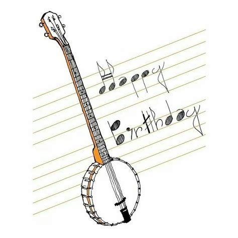Birthday Banjo Banjo Birthday Cards Music Happy